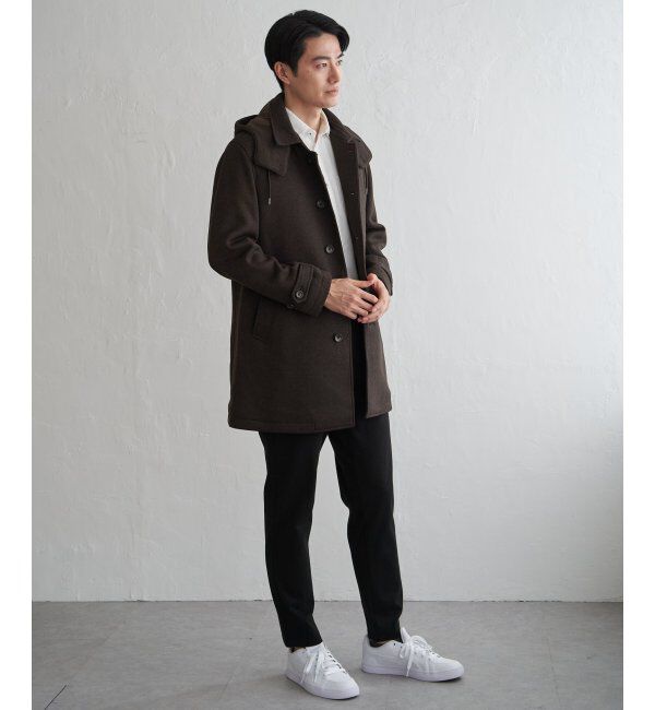 IKKA LOUNGE「ウールライクニットステンカラーコート」|その他|