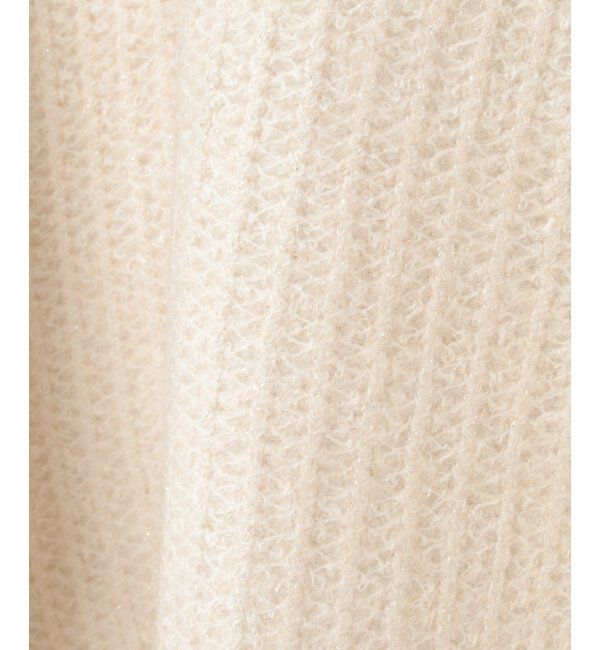 Lbc with Life「ラメ畦ニットプルオーバー」|カーディガン|