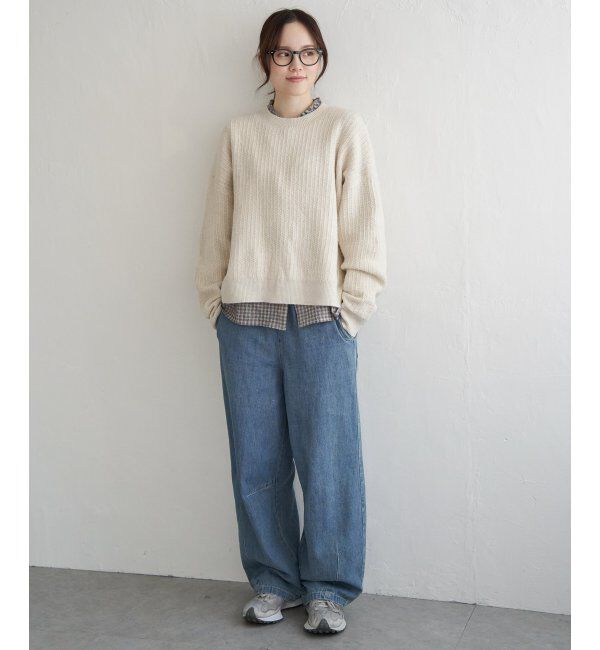 Lbc with Life「ラメ畦ニットプルオーバー」|カーディガン|