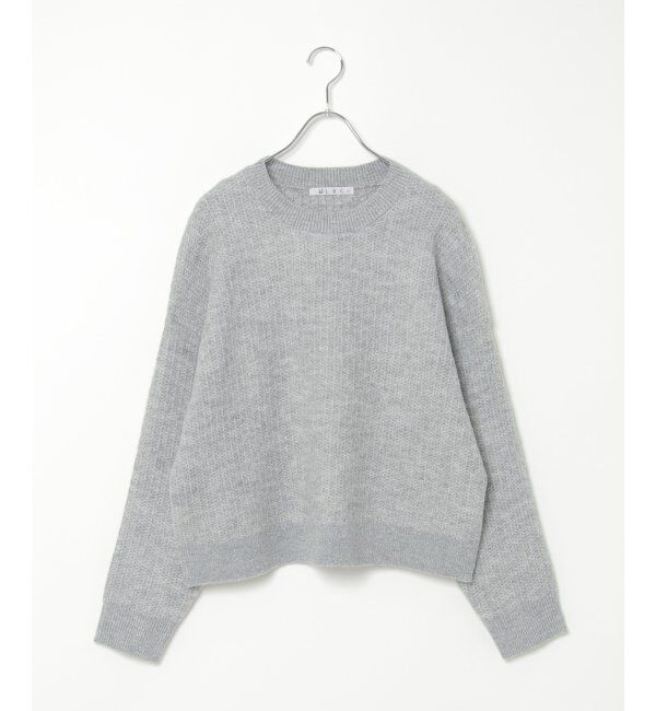 Lbc with Life「ラメ畦ニットプルオーバー」|カーディガン|グレイ