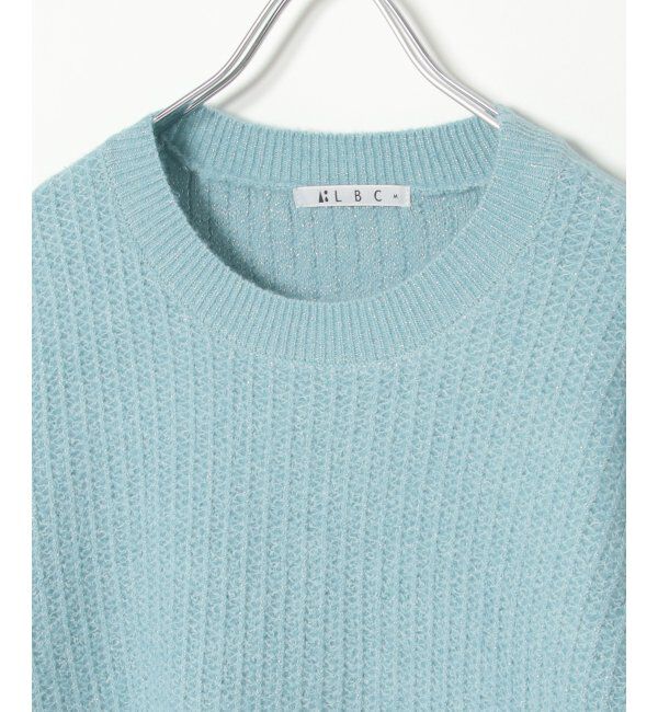 Lbc with Life「ラメ畦ニットプルオーバー」|カーディガン|