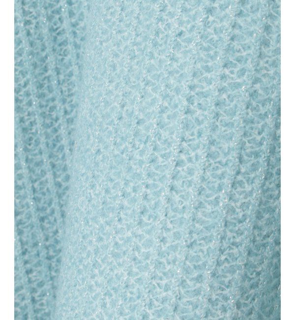 Lbc with Life「ラメ畦ニットプルオーバー」|カーディガン|