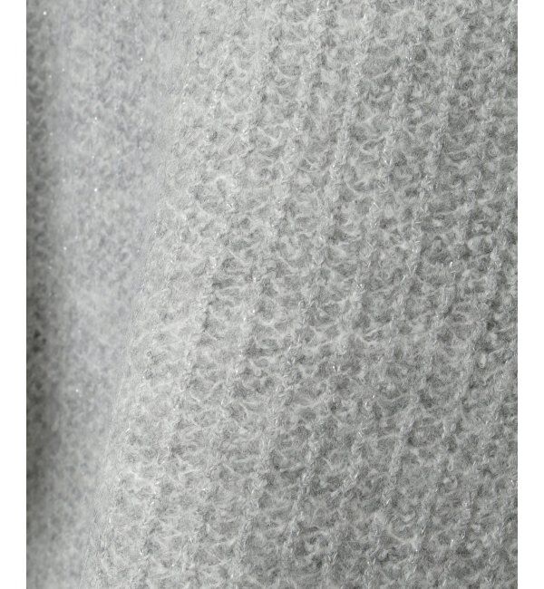 Lbc with Life「ラメ畦ニットプルオーバー」|カーディガン|