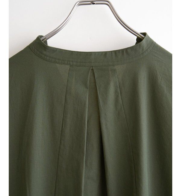 Lbc with Life「ダブルポケットVネックシャツワンピース」|ワンピース|