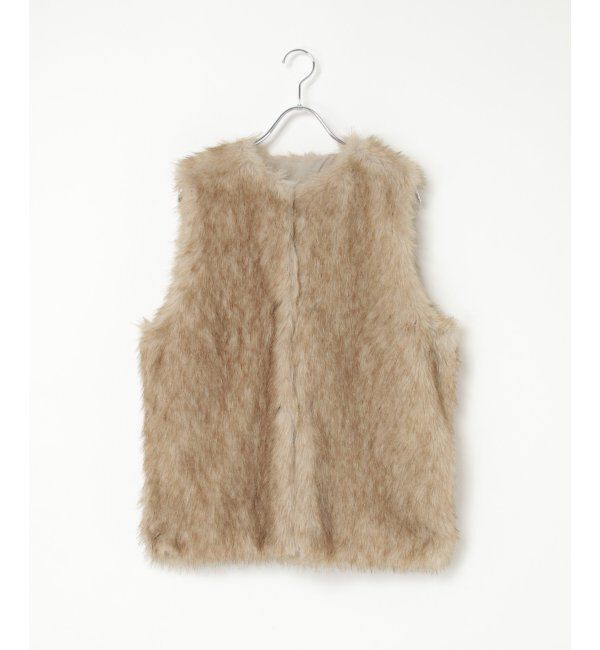 VENCE share style「シャギーファーベスト」|その他|