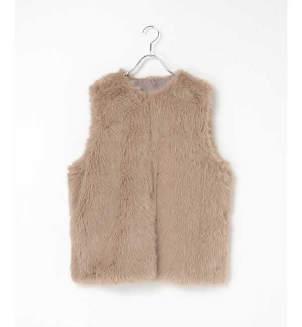 VENCE share style「シャギーファーベスト」|その他|