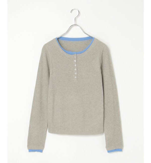 VENCE share style「12G配色ヘンリープルオーバー」|タンクトップ|