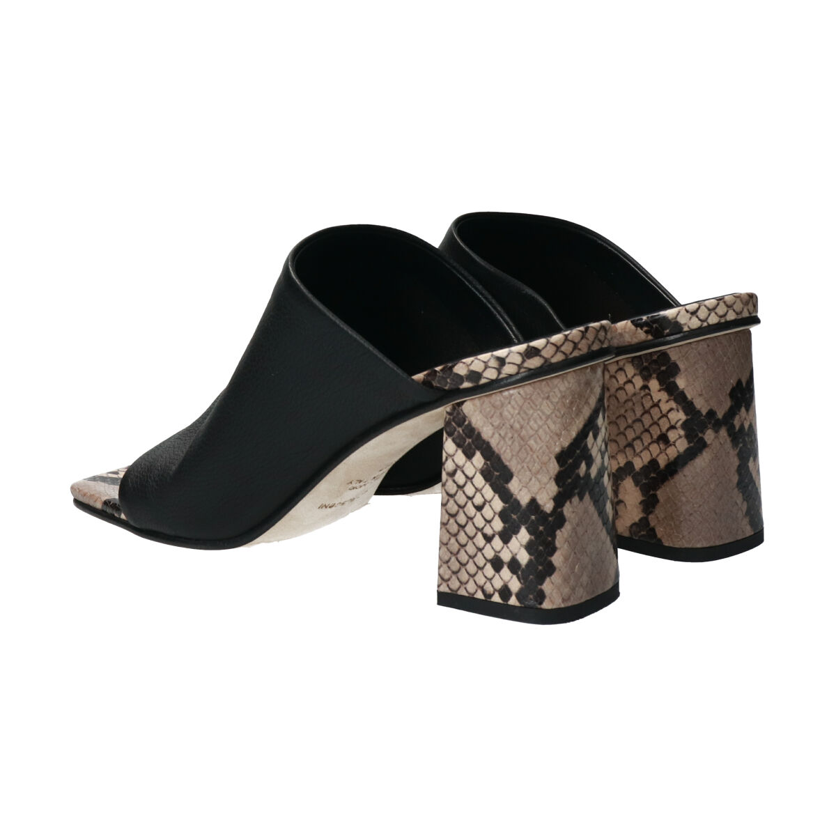 FABIO RUSCONI 「【FABIO RUSCONI】アンライニングスクエアミュールサンダル」|サンダル|