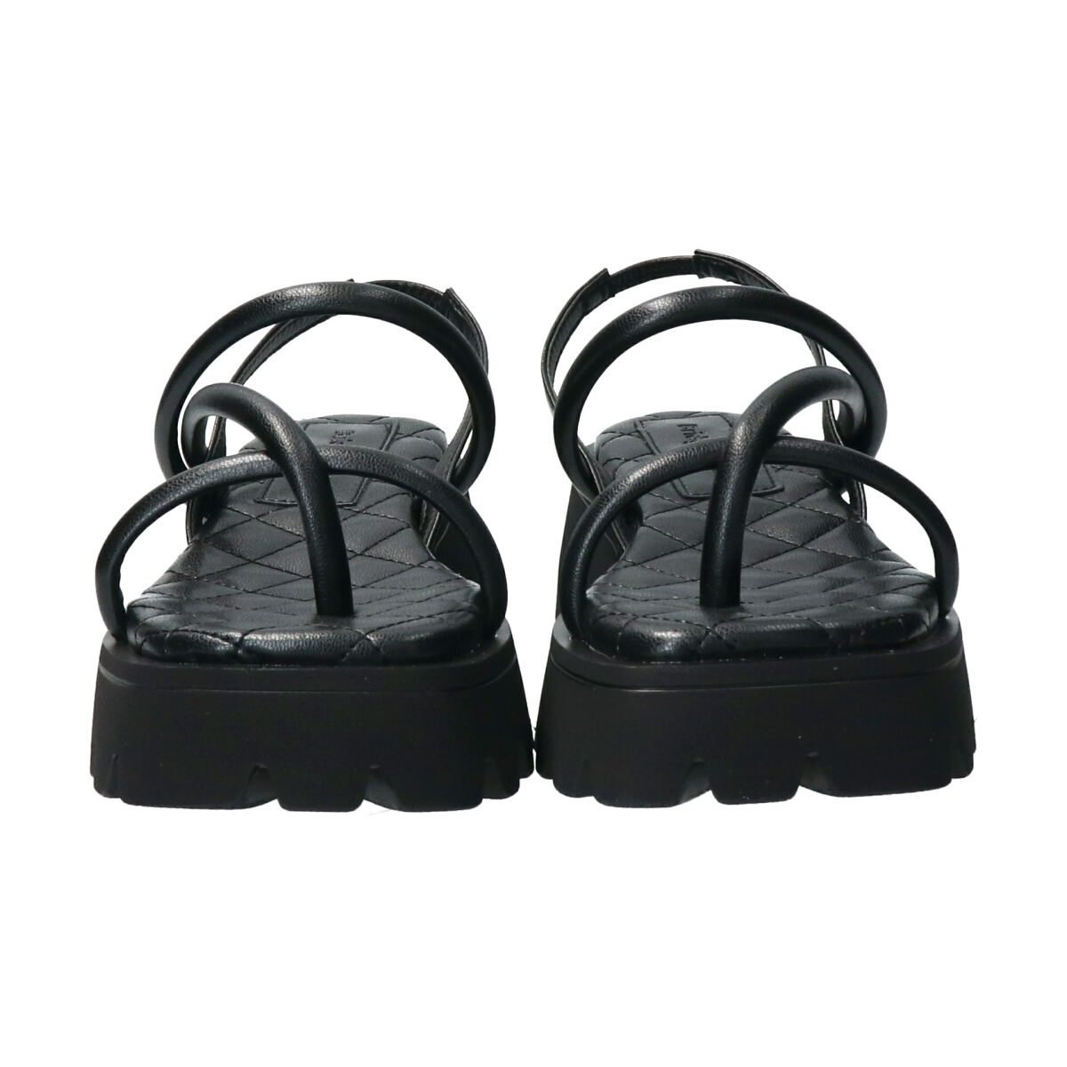 Bridget Birkin「【Bridget Birkin】ストラップデザイン厚底スクエアサンダル」|サンダル|