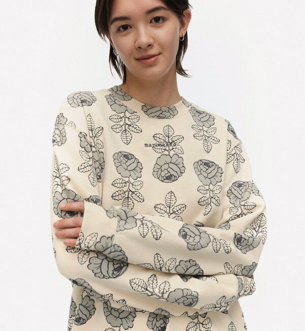 Marimekko「Loisto Vihkiruusu スウェット」|シャツ・ブラウス|