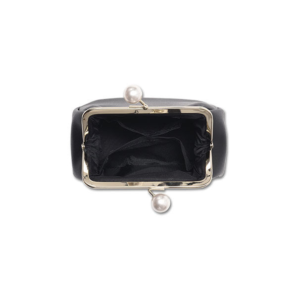 MARY QUANT「エンボスデイジーパール ガマ口マルチポーチ」|ポーチ|