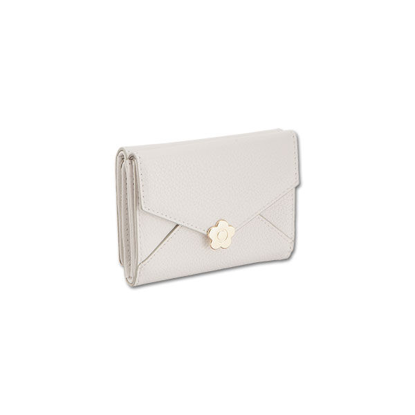 MARY QUANT「シーリングデイジーレター ミニウォレット」|財布|グレー