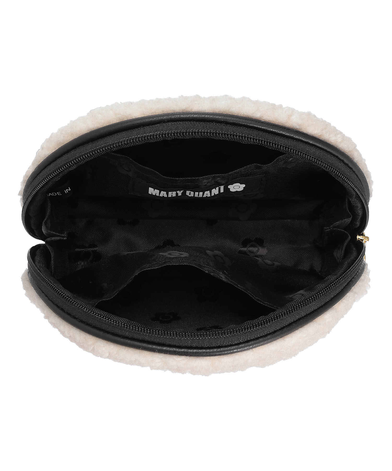 MARY QUANT「デイジーボア ラウンドポーチ」|ポーチ|