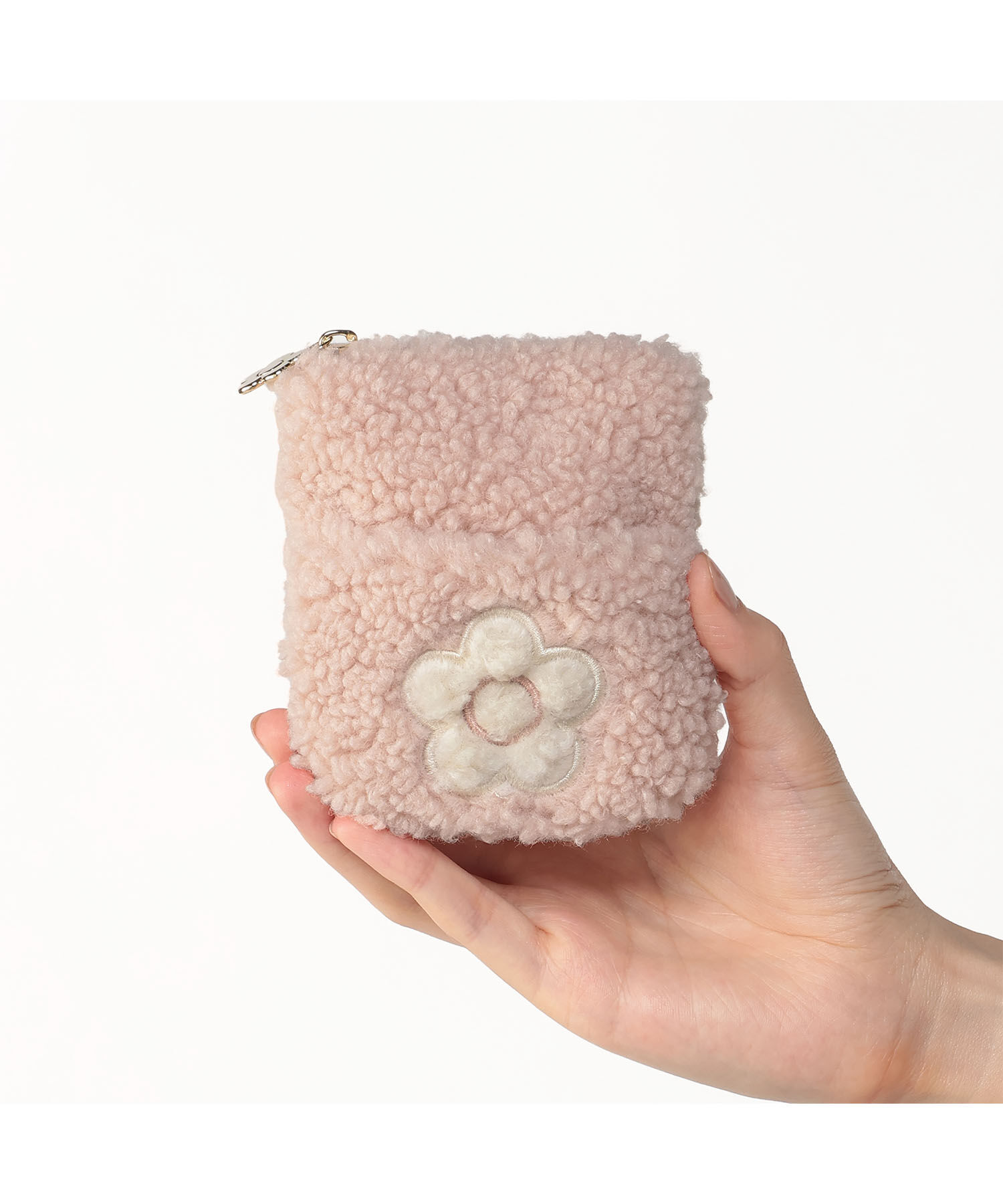 MARY QUANT「デイジーボア フラットポケットポーチミニ」|ポーチ|