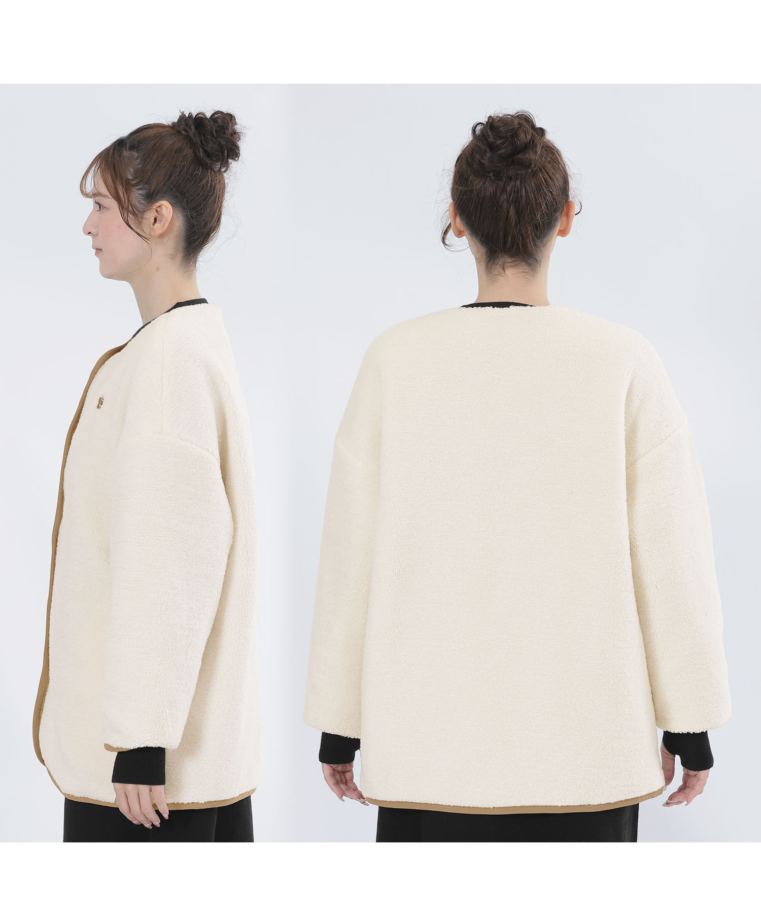 MARY QUANT「リバーシブル キルト ブルゾン」|ダウン|