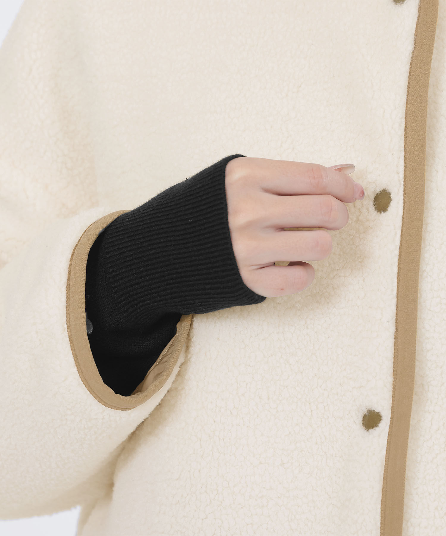 MARY QUANT「リバーシブル キルト ブルゾン」|ダウン|