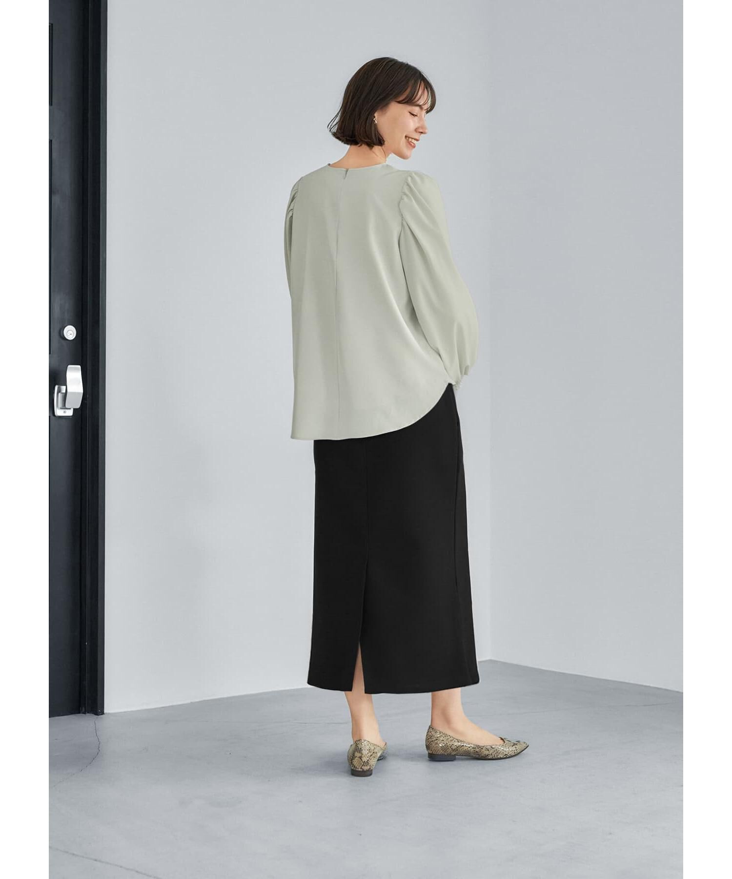 STYLE DELI「シルキージョーゼットボリュームスリーブブラウス」|シャツ・ブラウス|