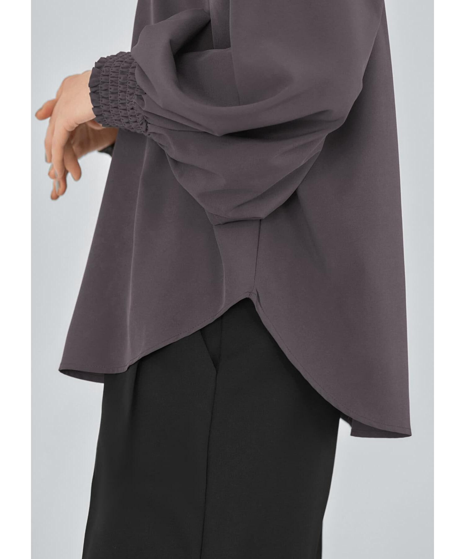 STYLE DELI「シルキージョーゼットボリュームスリーブブラウス」|シャツ・ブラウス|