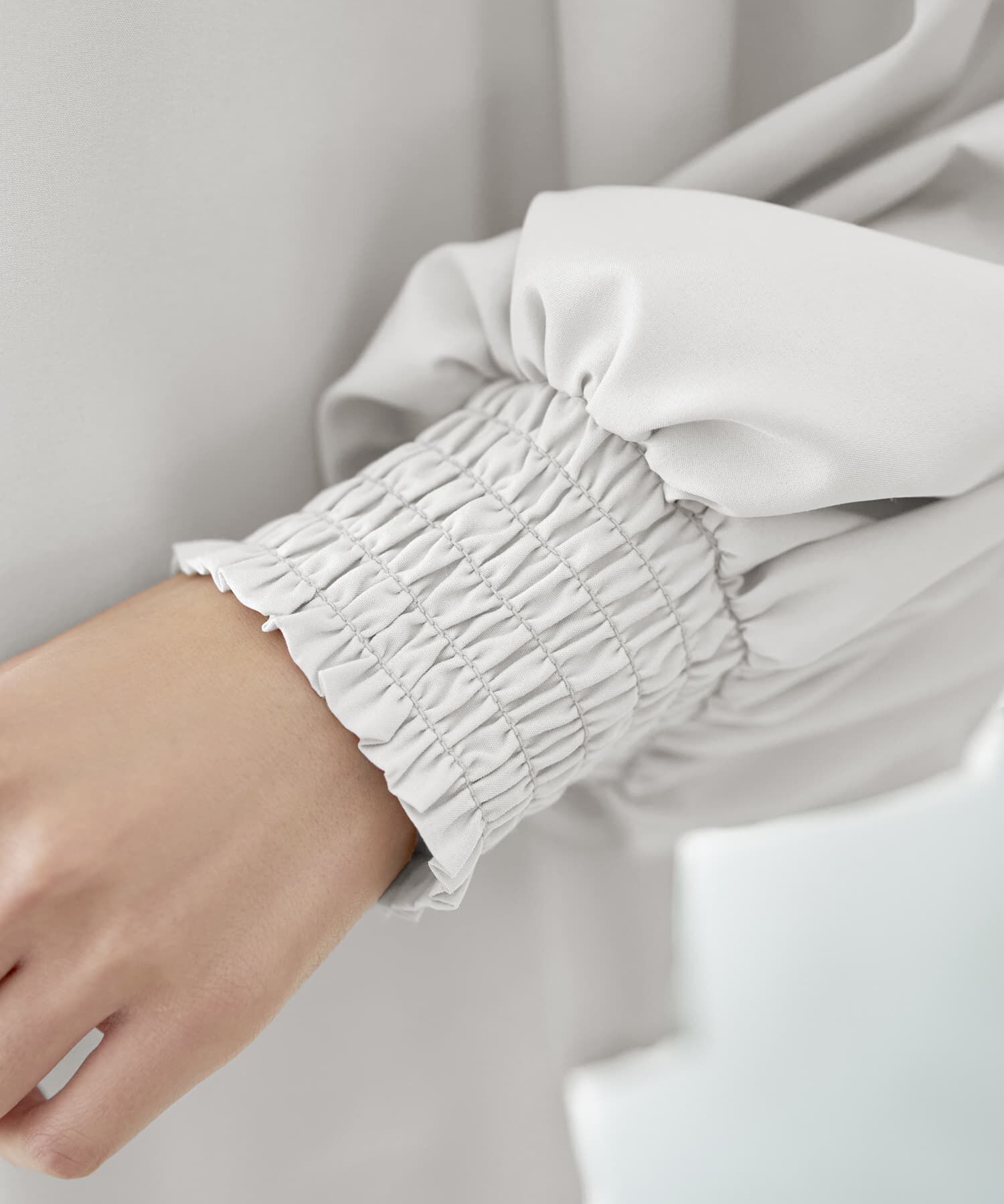 STYLE DELI「シルキージョーゼットボリュームスリーブブラウス」|シャツ・ブラウス|