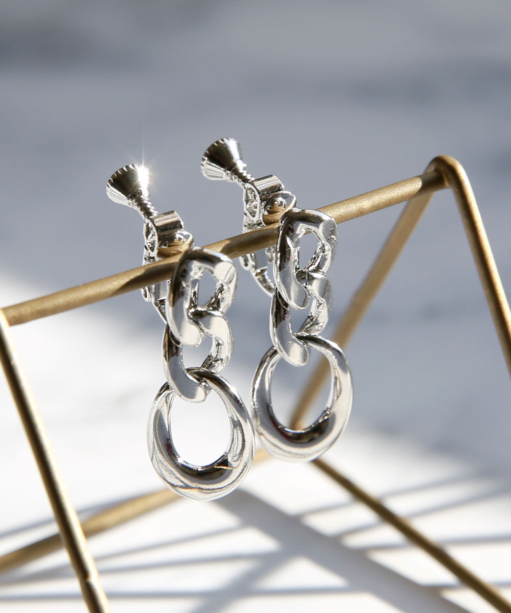 colleca la「キヘイチェーンイヤリング」|イヤリング|シルバー