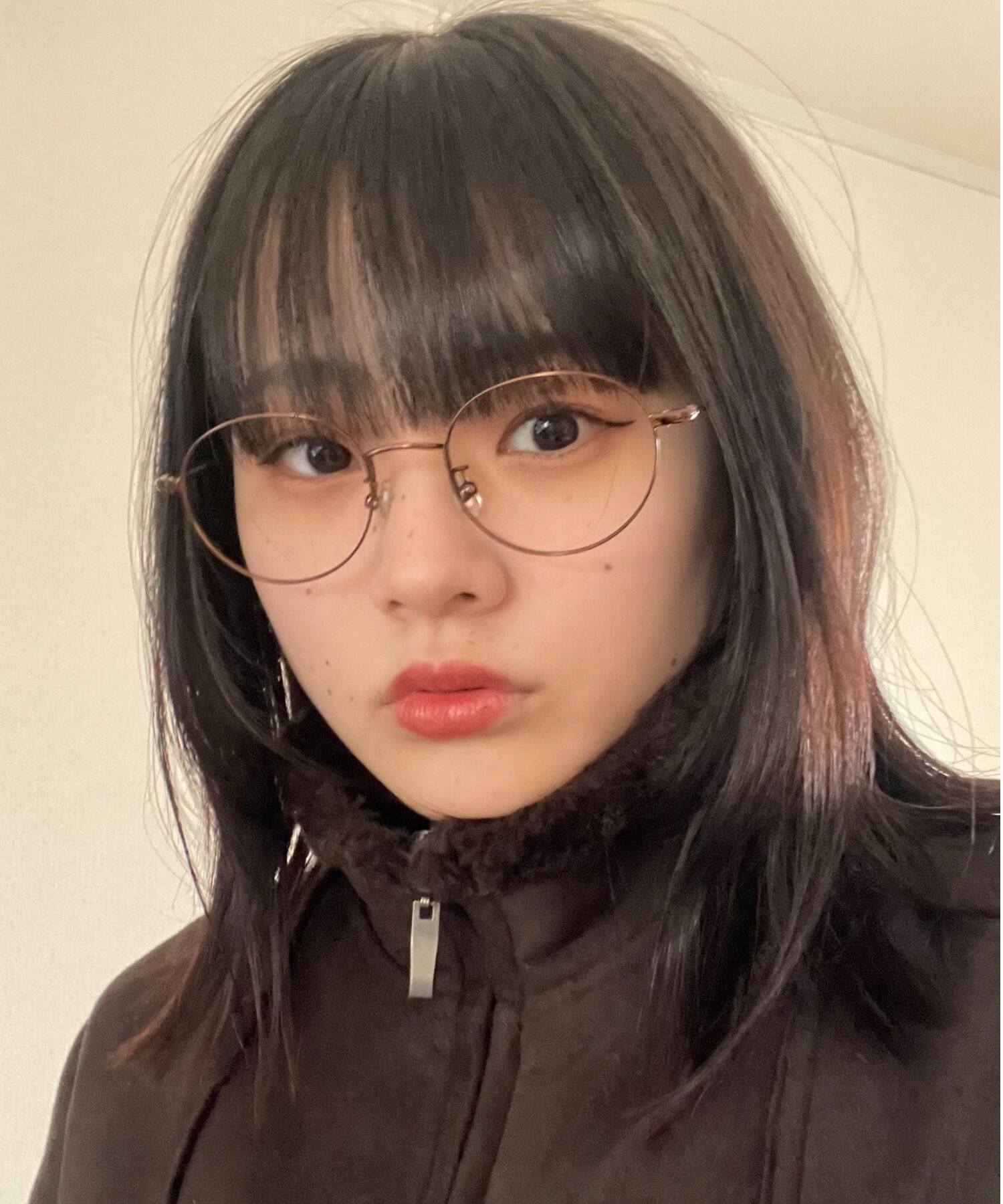  「ボストン型 メガネ｜メタルフレーム ｜ Zoff CLASSIC｜レンズ交換券付き ピンク ゴールド ブラウン」|メガネ|