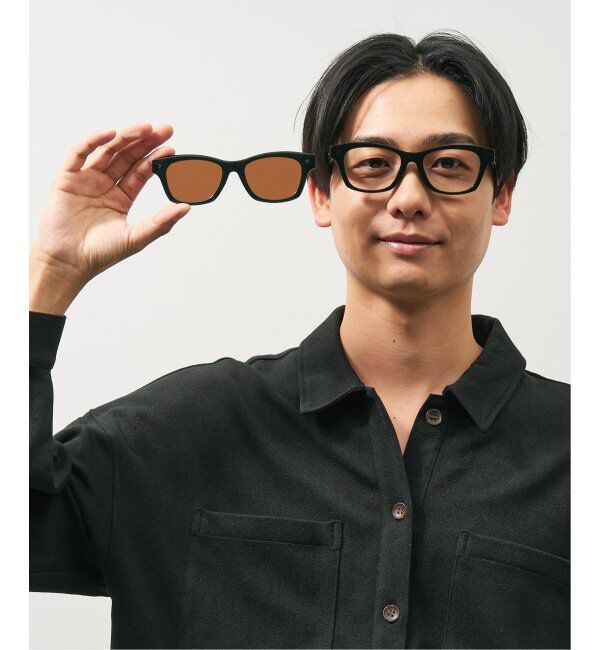  「Zoff｜JOURNAL STANDARD relume ウェリントン型 2WAYメガネ サングラス 偏光機能搭載 N&D レンズ交換券付」|メガネ|