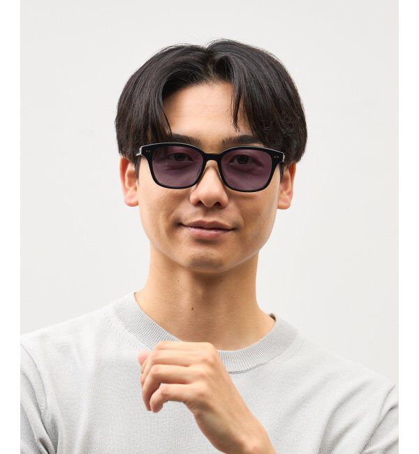  「【WEB限定】Zoff｜STUDIO SEVEN｜ウェリントン型 調光サングラス 紫外線で色が変わる 紫外線防止 UVカット」|サングラス|