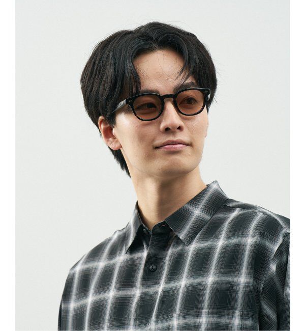  「【WEB限定】Zoff｜STUDIO SEVEN｜ウェリントン型 調光サングラス 紫外線で色が変わる 紫外線防止 UVカット」|サングラス|