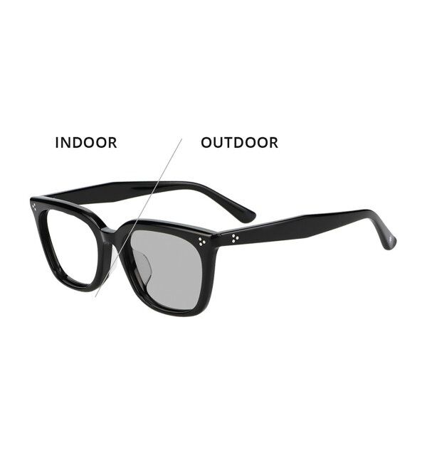  「【WEB限定】Zoff｜GDC ウェリントン型 調光サングラス｜紫外線で色が変わるレンズ｜紫外線対策 UVカット」|サングラス|