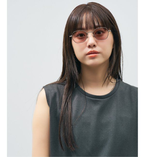  「【WEB限定】Zoff｜GDC ウェリントン型 調光サングラス｜紫外線で色が変わるレンズ｜紫外線対策 UVカット」|サングラス|ゴールド