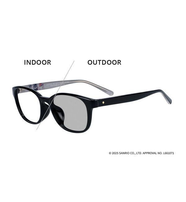  「【WEB限定】Zoff｜はぴだんぶい 調光サングラス｜紫外線で色が変わる 紫外線対策 UVカット｜グッズ  」|サングラス|