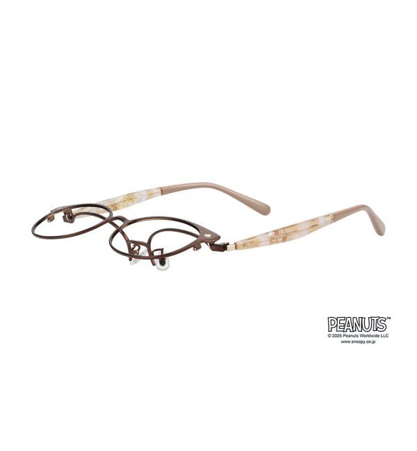  「Zoff PEANUTS 跳ね上げ式 メガネ (フリップアップ) スヌーピー オラフ アンディ SNOOPY レンズ交換券付」|メガネ|