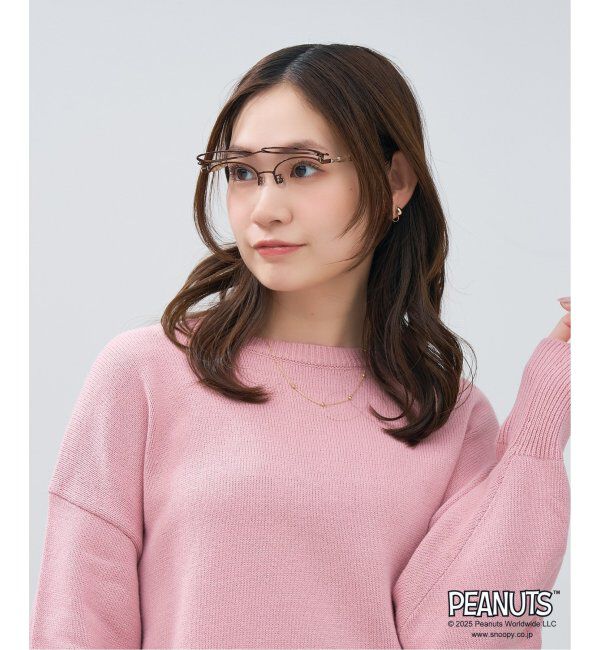  「Zoff PEANUTS 跳ね上げ式 メガネ (フリップアップ) スヌーピー オラフ アンディ SNOOPY レンズ交換券付」|メガネ|