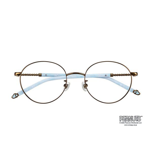  「Zoff PEANUTS メガネ | スヌーピー オラフ アンディ SNOOPY 眼鏡 伊達メガネ 度付き  レンズ交換券付」|メガネ|