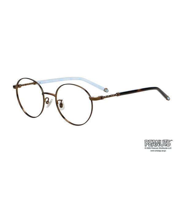  「Zoff PEANUTS メガネ | スヌーピー オラフ アンディ SNOOPY 眼鏡 伊達メガネ 度付き  レンズ交換券付」|メガネ|