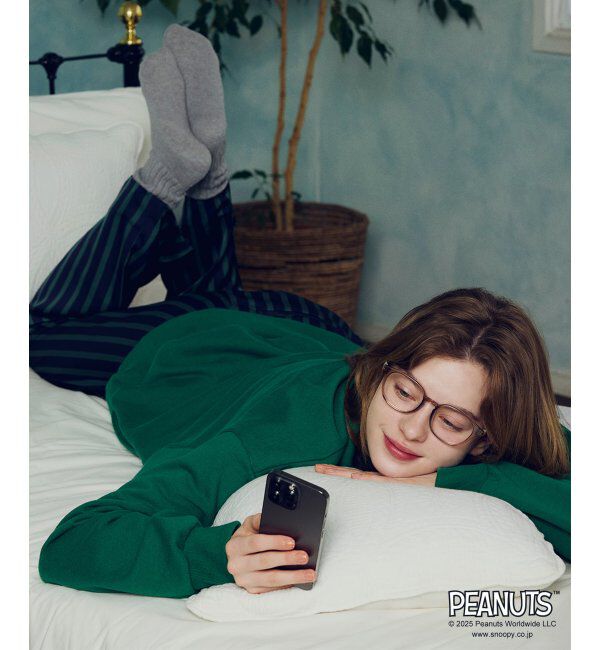  「Zoff PEANUTS メガネ | スヌーピー オラフ アンディ SNOOPY 軽量 眼鏡 伊達メガネ 度付き  レンズ交換券付」|メガネ|