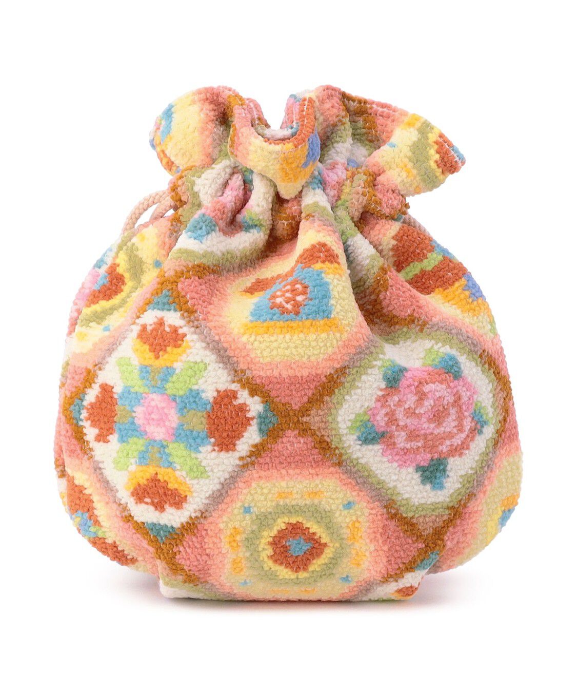 LOVERARY BY FEILER「オトメチックタイル　巾着　L/OMT-257326」|ポーチ|