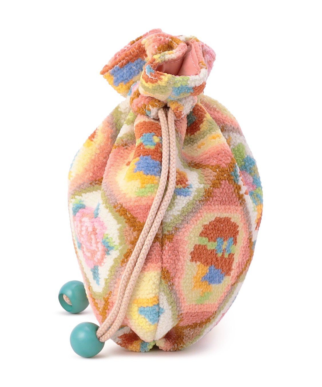 LOVERARY BY FEILER「オトメチックタイル　巾着　L/OMT-257326」|ポーチ|