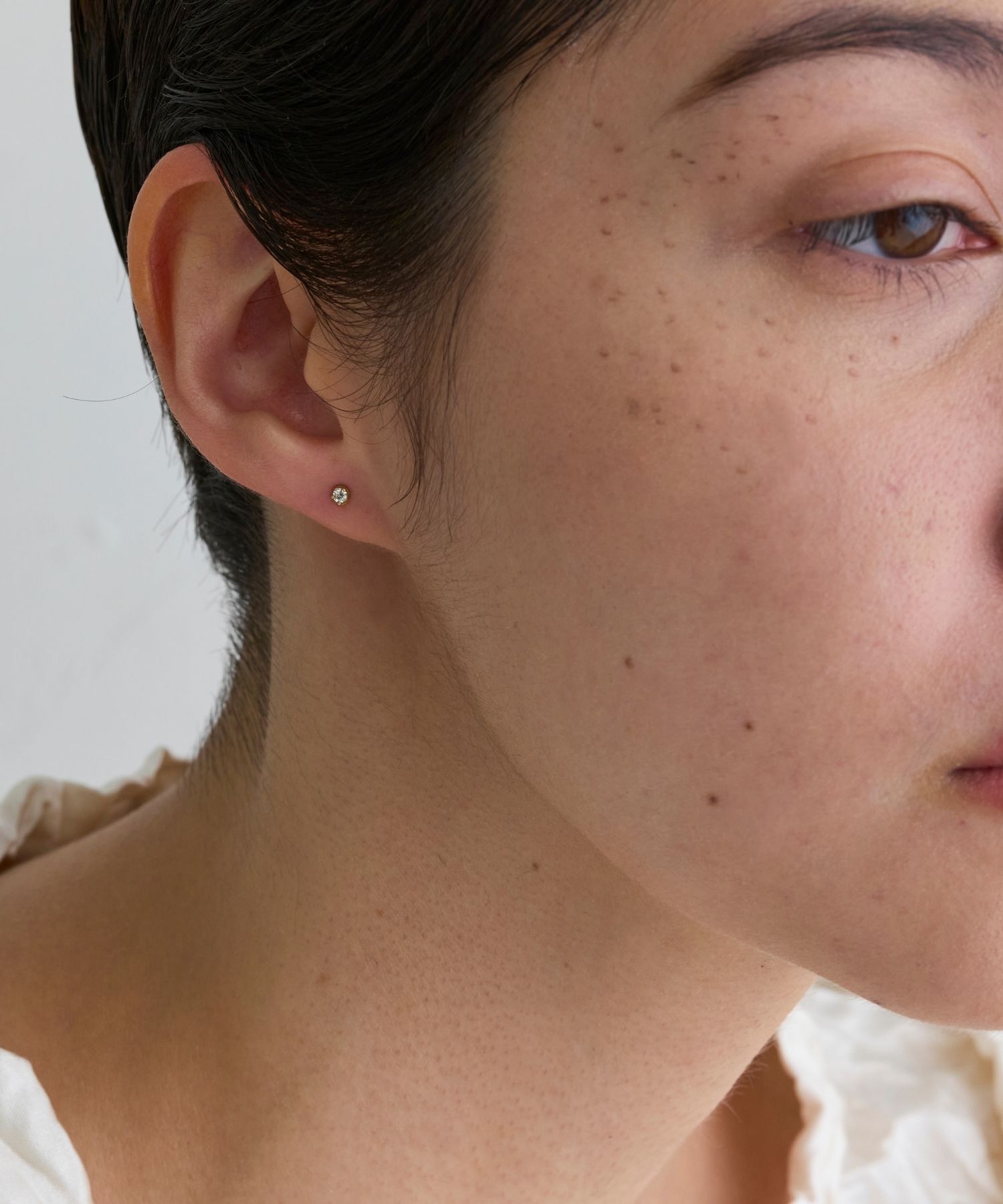 JUPITER「【片耳/K18】ダイヤモンドピアス」|ピアス|