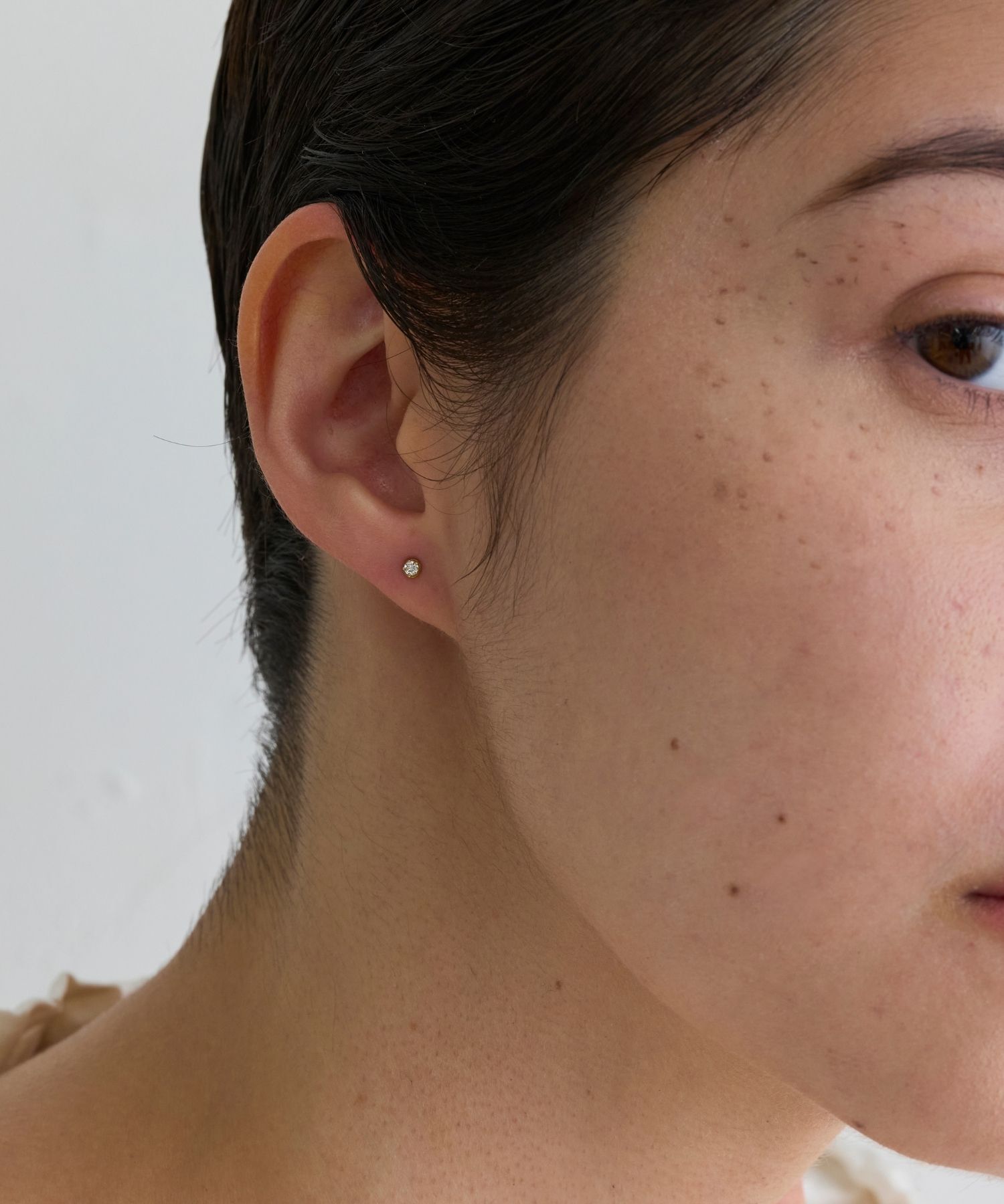 JUPITER「【片耳/K18】ダイヤモンドピアス」|ピアス|