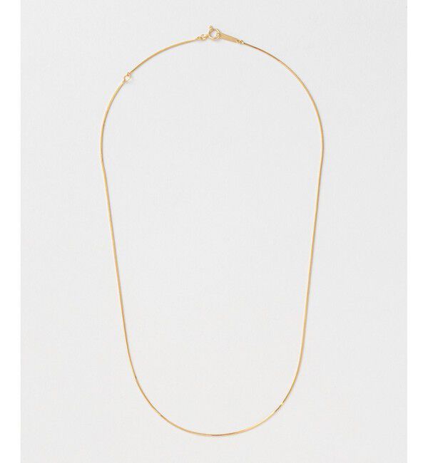 Jouete「K18YG スネークチェーン ネックレス」|ネックレス|