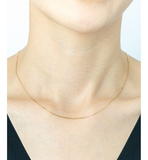 Jouete「K18YG スネークチェーン ネックレス」|ネックレス|