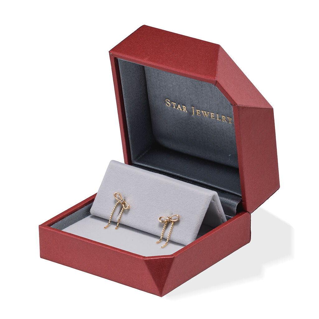 STAR JEWELRY「【Winter限定】 INFINITY BOW」|ピアス|