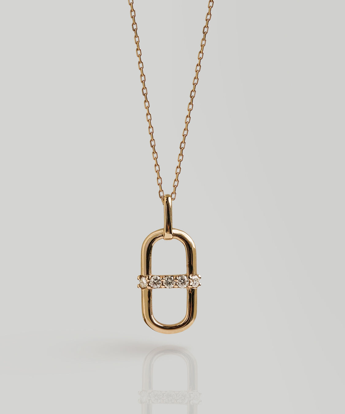  「ダイヤモンド ネックレス  | K10YG〈ミラ〉」|ネックレス|K10 イエローゴールド