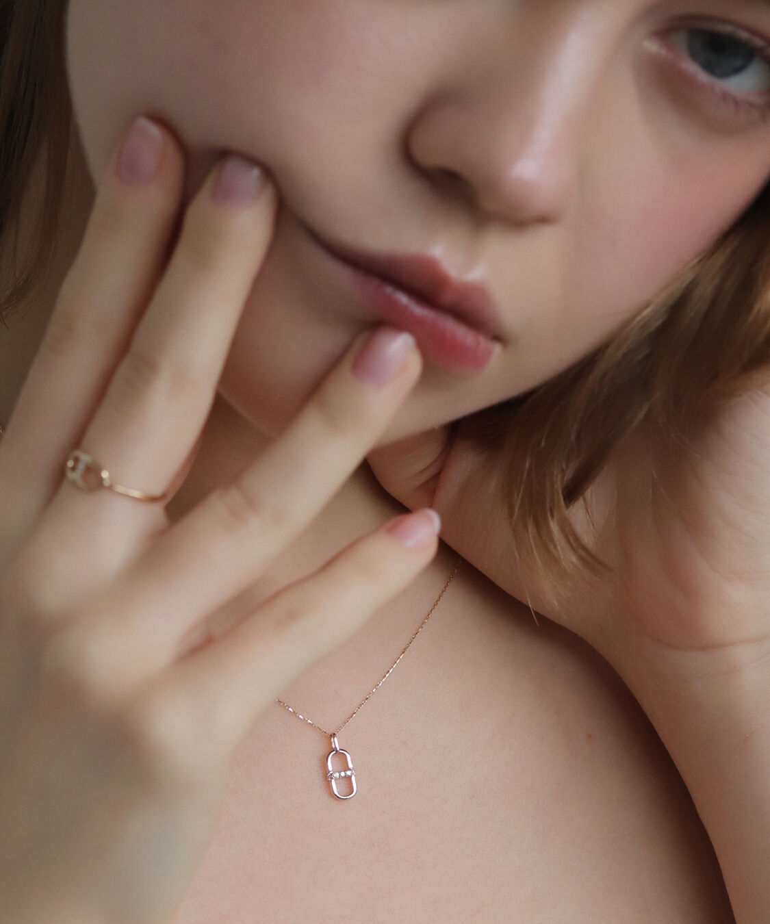  「ダイヤモンド ネックレス  | K10YG〈ミラ〉」|ネックレス|