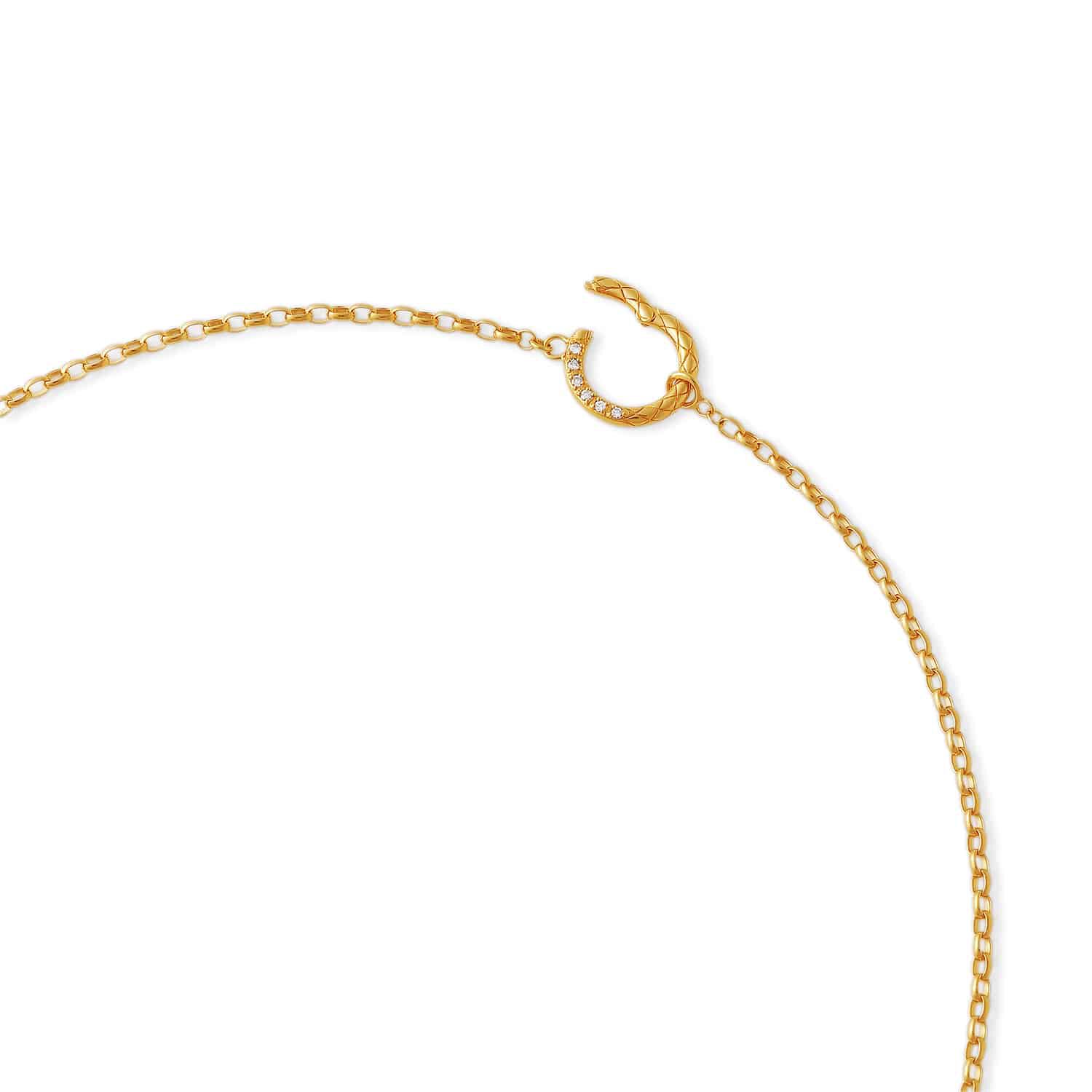 agete「K10ネックレス」|ネックレス|