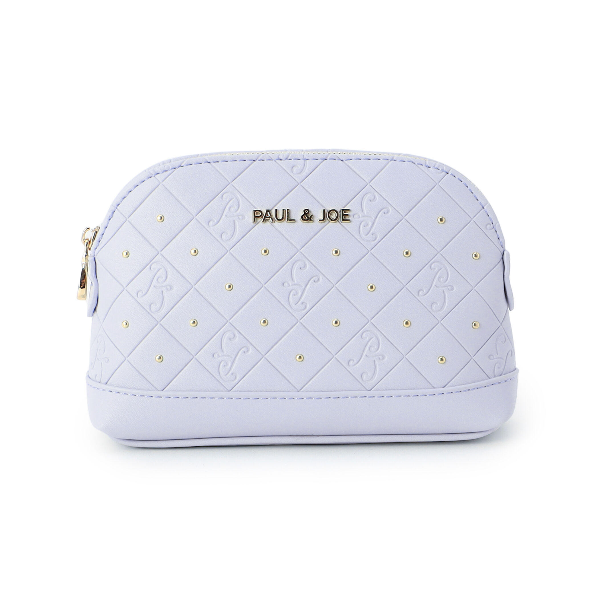 PAUL&JOE「ポーチ／ロゴエンボス」|ポーチ|ブルー