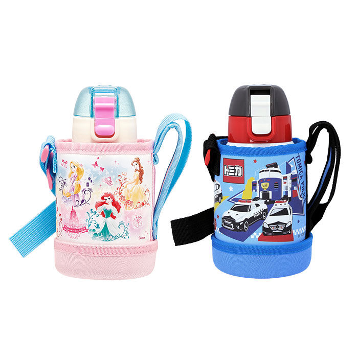 BACKYARD FAMILY「スケーター 水筒 キッズ ワンタッチ 400ml 通販 ステンレスボトル カバー 保冷 ステンレス」|食器・キッチングッズ|