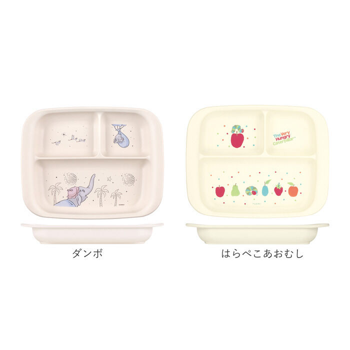 BACKYARD FAMILY「ベビー食器 キャラクター ランチプレート 通販 赤ちゃん 食器 仕切り皿 皿 お皿 すくいやすい」|その他ベビー用品|