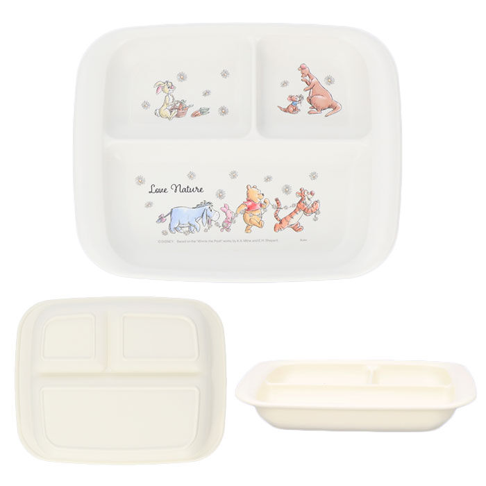 BACKYARD FAMILY「ベビー食器 キャラクター ランチプレート 通販 赤ちゃん 食器 仕切り皿 皿 お皿 すくいやすい」|その他ベビー用品|